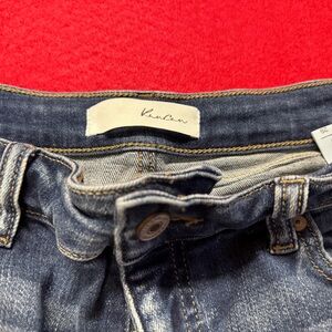 KanCan Blue Jeans with Durable Denim and Metal Zipper